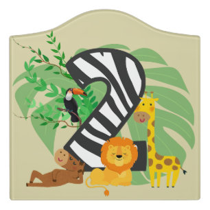 2 years old! Happy Birthday baby! Door Sign