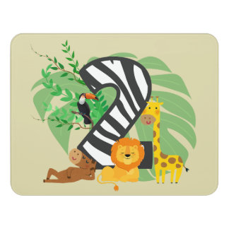 2 years old! Happy Birthday baby! Door Sign