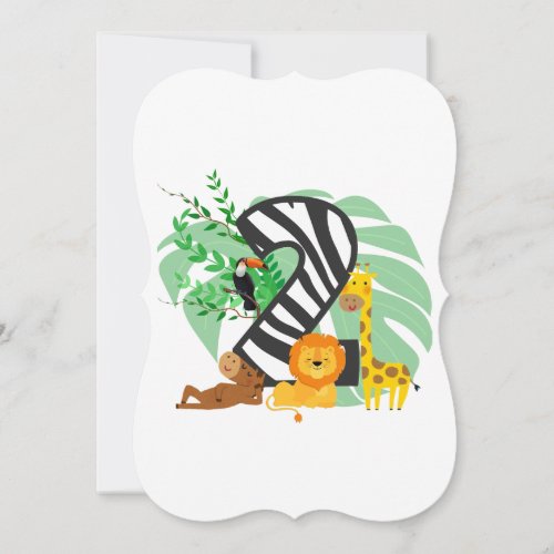 2 years old Happy Birthday baby Note Card