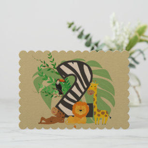 2 years old! Happy Birthday baby! Thank You Card