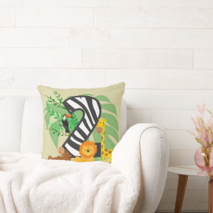 2 years old! Happy Birthday baby! Throw Pillow