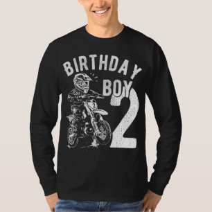 2 years old kid - Birthday boy - Dirt bike - Motor T-Shirt