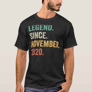 2 Years Old Legend Since November 2020 2nd Birthd T-Shirt