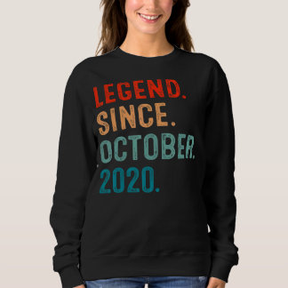 2 Years Old Legend Since October 2020 2nd Birthda Sweatshirt