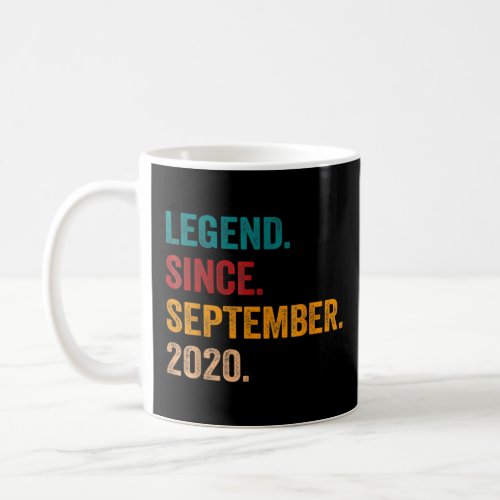 2 Years Old  Legend Since September 2020 2th Birth Coffee Mug