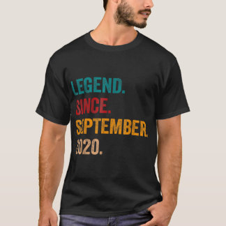 2 Years Old Legend Since September 2020 2th Birth T-Shirt