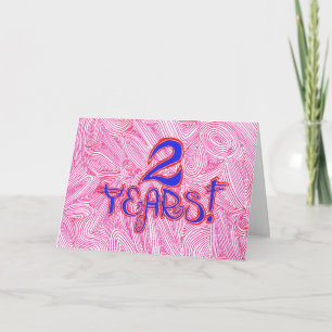 2 Years Sobriety Birthday / Anniversary Card