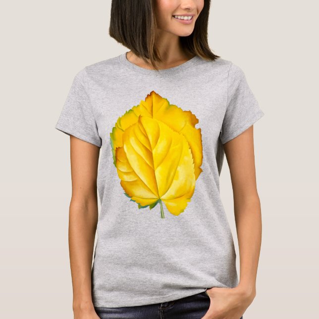 2 Yellow Leaves | Georgia O'Keeffe | T-Shirt (Front)