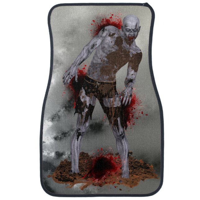 #2 Zombie Car Mats (Front) (set of 2) (Front)