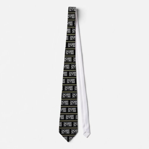 2A CARRY 247365 GUN RIGHTS TIE