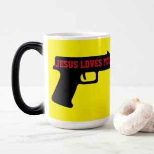 2A - JESUS LOVES YOU 15 Oz. Morphing Mug
