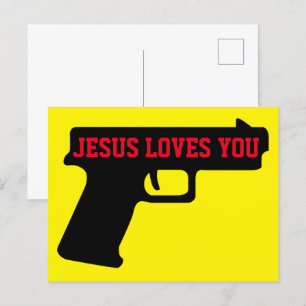 2A - JESUS LOVES YOU Postcard
