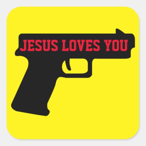 2A _ JESUS LOVES YOU Sticker