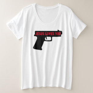 2A - JESUS LOVES YOU Women's Plus Size T-Shirt