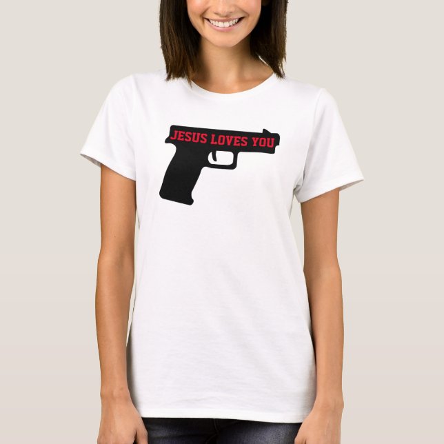 2A - JESUS LOVES YOU Women's T-Shirt (Front)