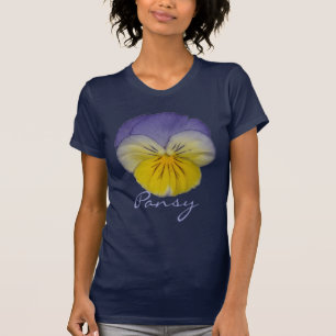 2a Pansy Yellow Blue T-Shirt