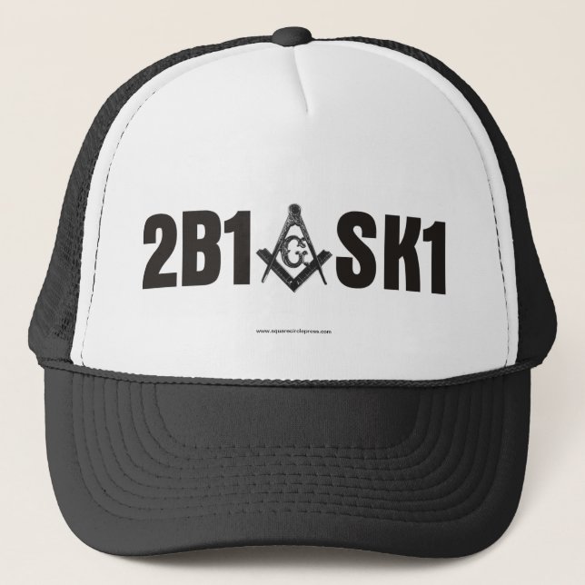 2B1ASK1 - Masonic Trucker Hat (Front)