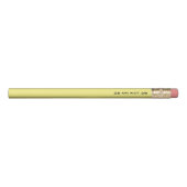 2B or not 2B Shakespeare Humor Yellow Pencil (Front)