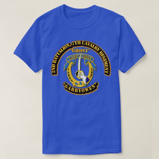 2Bn 7th Cav Rgt Ghost T-Shirt (Design Front)