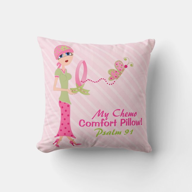 #2Chemo Comfort PillowThrow Pillow 20" x 20" (Front)