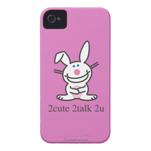 2cute 2talk 2u Case-Mate iPhone case (Back)