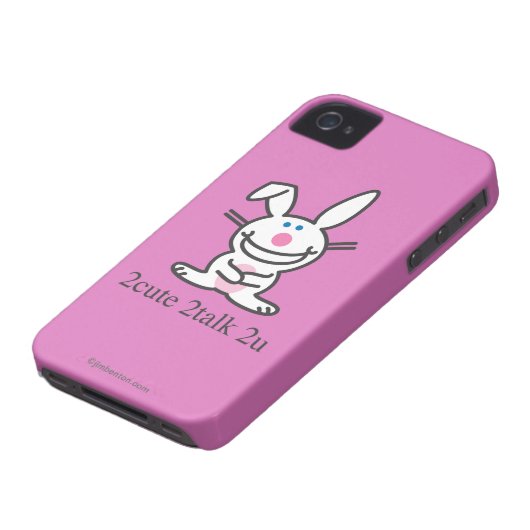 2cute 2talk 2u Case-Mate iPhone case (Bottom)