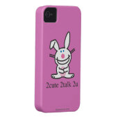 2cute 2talk 2u Case-Mate iPhone case (Back/Right)