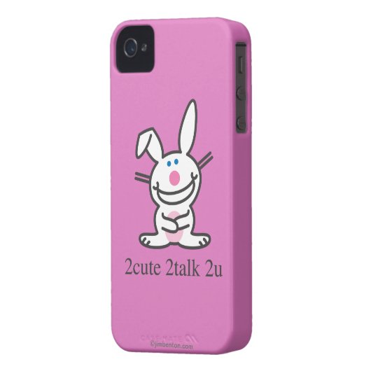 2cute 2talk 2u Case-Mate iPhone case (Back Left)