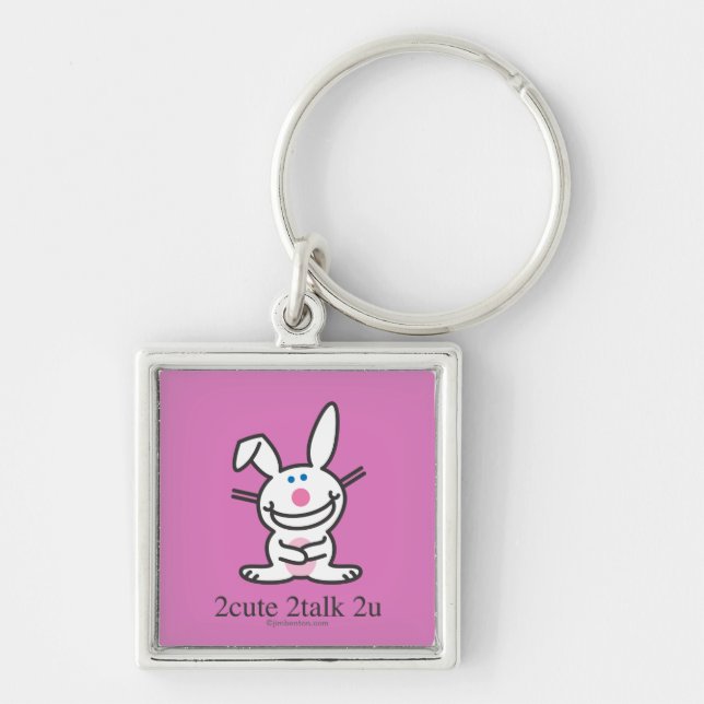 2cute 2talk 2u keychain (Front)
