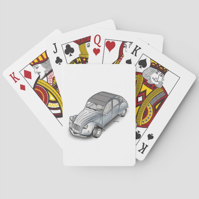 2cv Citroen Playing Cards (Back)