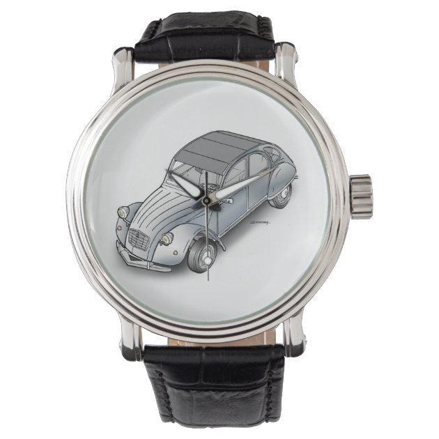 Classic White Citroen 2CV Watch | Zazzle | Classic white, Wrist watch,  Watches