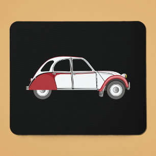 2CV Deux Chevaux Dolly Oldtimer Red Mouse Pad
