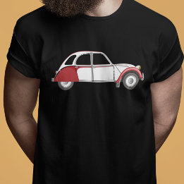 2CV Deux Chevaux Dolly Oldtimer Red T-Shirt