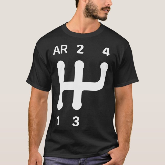 2CV Gear Shift Pattern Classic T-Shirt (Front)