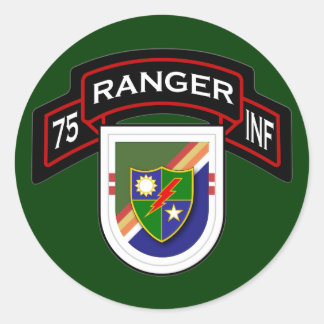 2d Bn, 75th Infantry Regiment - Rangers Classic Round Sticker