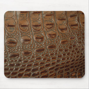 2D Photo-sampled Crocodile Leather-look Design Mouse Pad