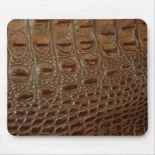 2D Photo-sampled Crocodile Leather-look Design Mouse Pad
