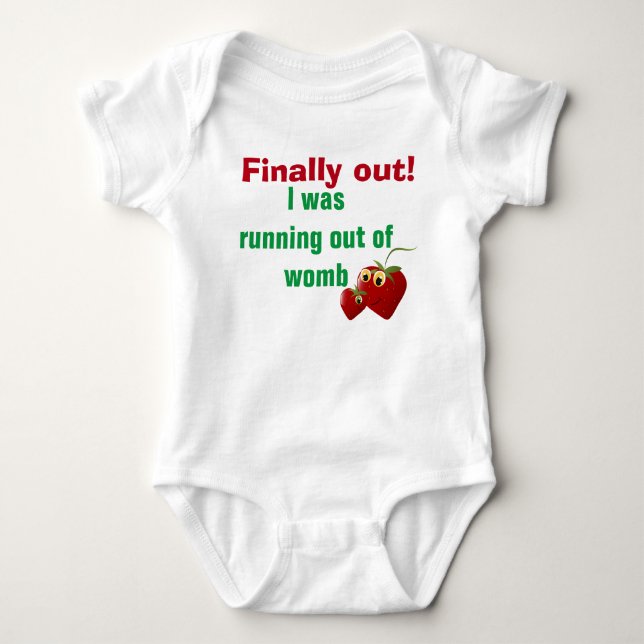 #2Finally Out! Infant Creeper (Front)