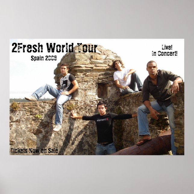 2Fresh World Tour Poster (Front)