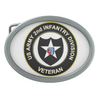 2ID Veteran Oval Belt Buckle