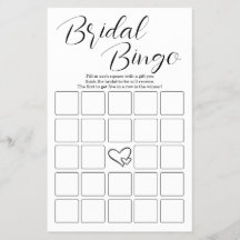 2in1 Bridal Bingo & Whats in your Purse Games