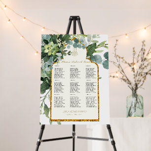 2in1 PHOTO SEATING CHART - Islamic Nikah Walima Foam Board