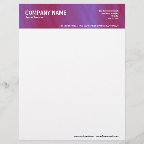 2in Header _ Color Textured Letterhead