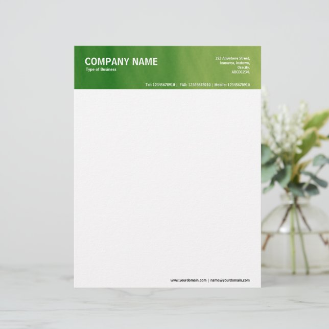 2in Header - Color Textured Letterhead (Standing Front)