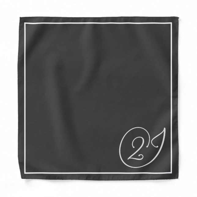 '2J' Logo  Bandana (Front)
