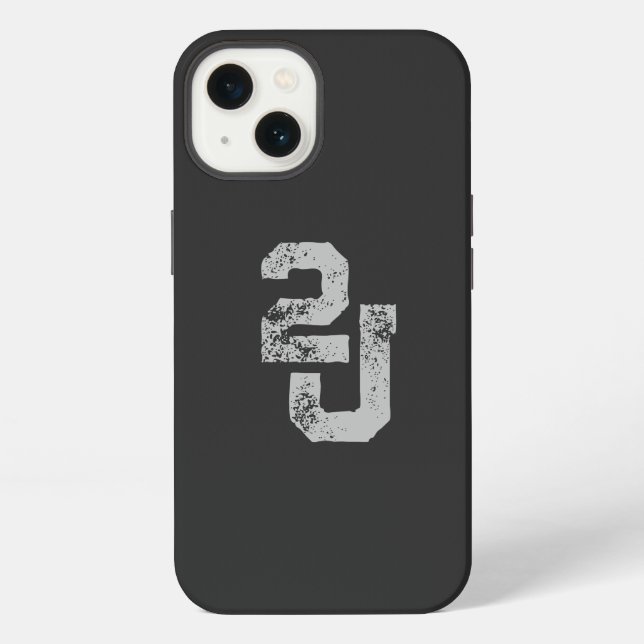 '2J'  Logo Iphone Case (Back)