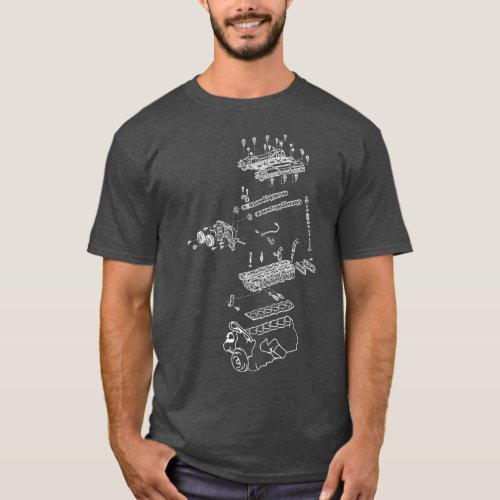 2JZ Engine 1  T_Shirt