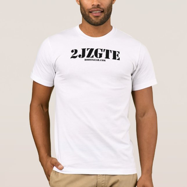2JZGTE Stencil T-Shirt by BoostGear.com (Front)
