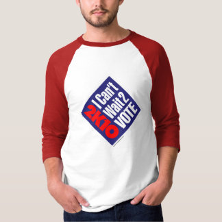 2K10 I Can't Wait 2 Vote T-Shirt