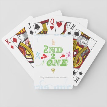 2nd 2 None Playing Cards by ZunoDesign at Zazzle